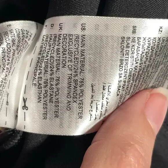 Adidas Women's Optime Plus Size 7/8 Tights Black, 3X - Picture 6 of 6